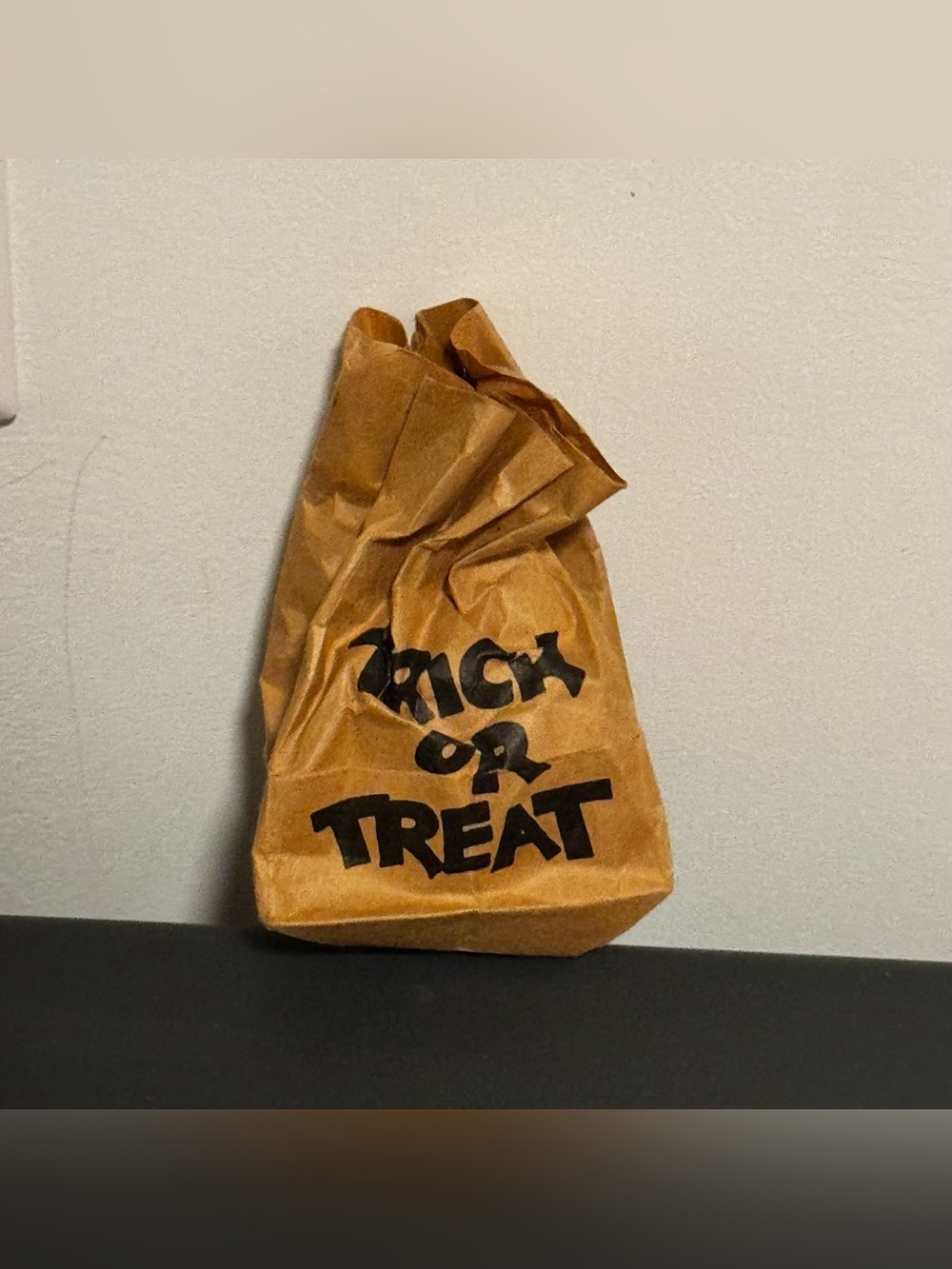 Annalee Brown Paper 'Trick or Treat' Halloween Treat Bag